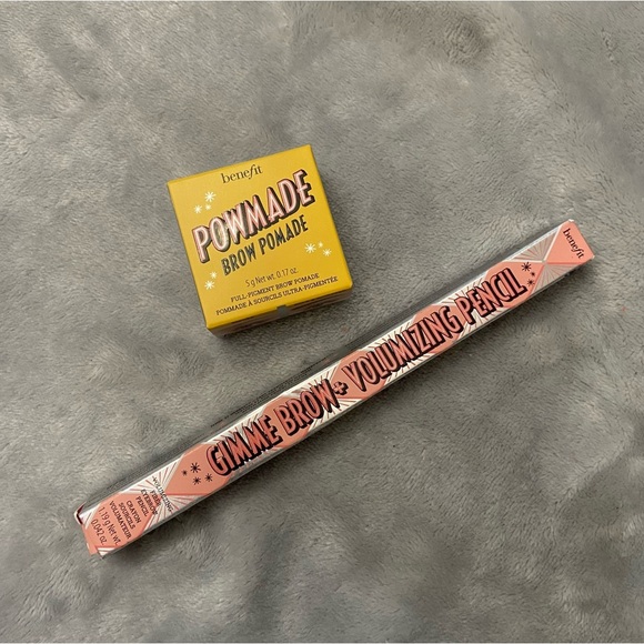 New! Benefit powmade brow pomade gimme brow volumizing pencil brown 27621 - Picture 4 of 11